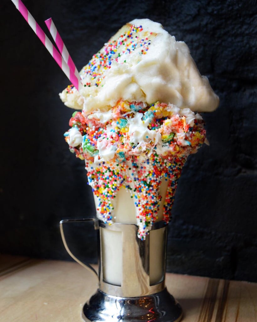 Birthday Cake Milkshake Black Tap New York Milkshakes Popsugar Food