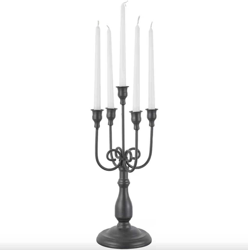 Black Metal Antique Style Candelabra