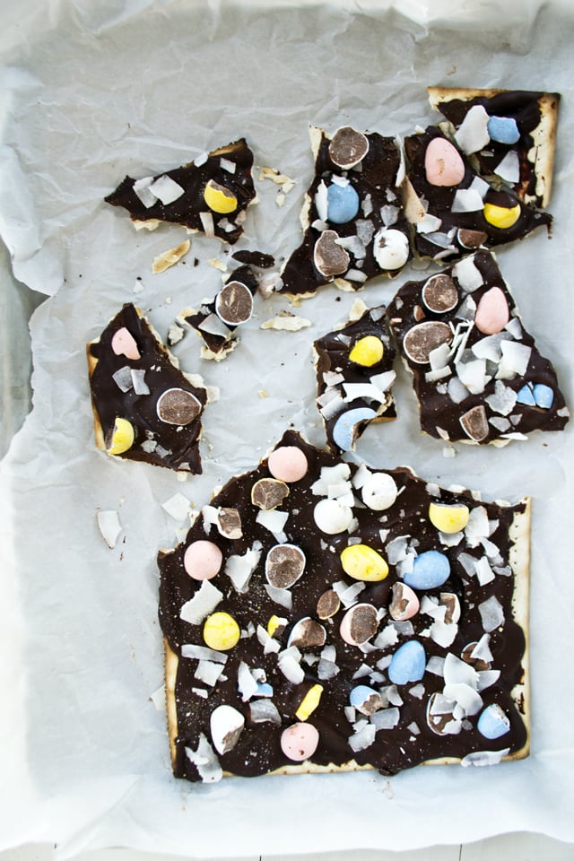 Chocolate Coconut Matzo Bark