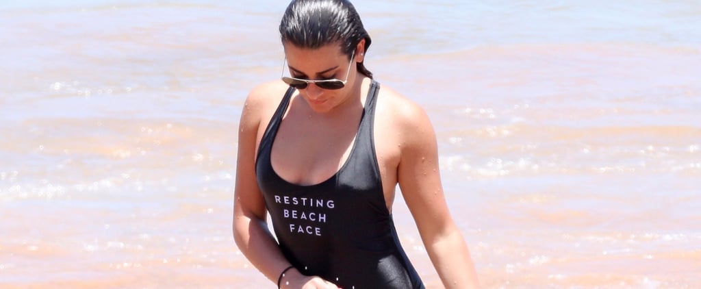 Lea Michele on the Beach in Hawaii Pictures June 2017