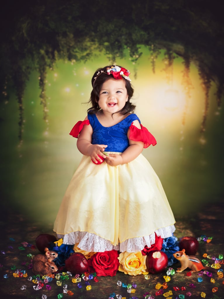 Babies Dressed as Disney Princesses For Cake Smash Photos