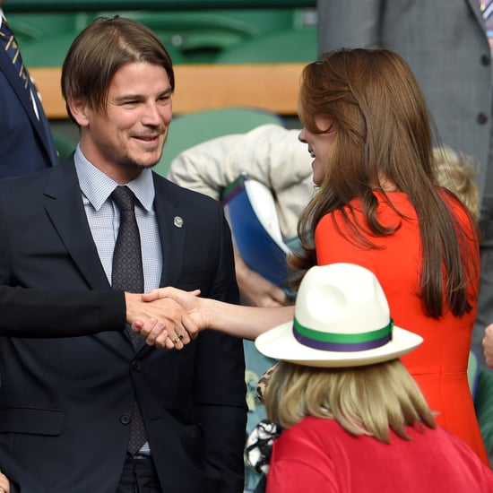 Josh Hartnett With Pregnant Girlfriend at Wimbledon