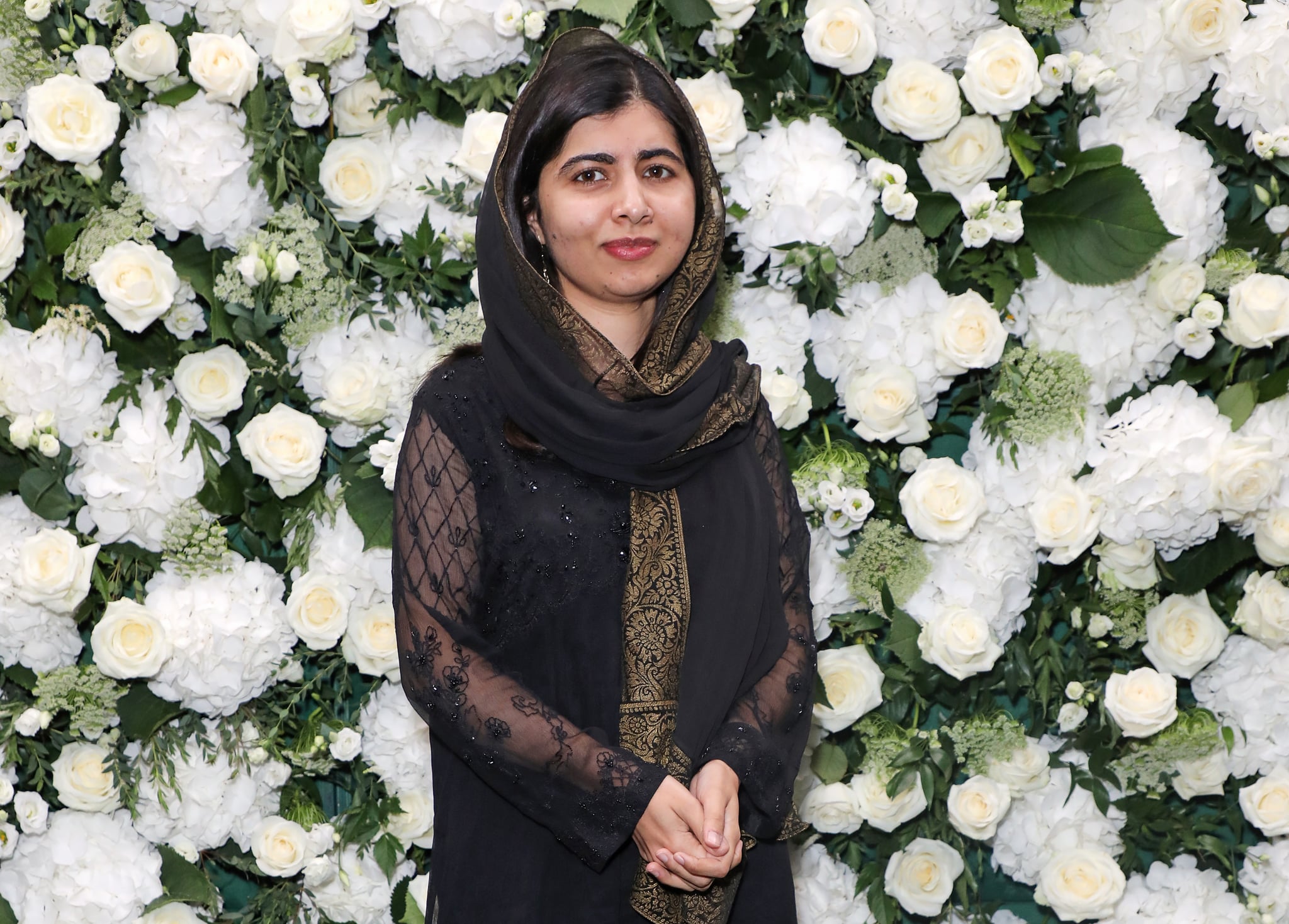 LONDON, ENGLAND - SEPTEMBER 20:  Malala Yousafzai attends an intimate dinner and party hosted by British Vogue and Tiffany & Co. to celebrate Fashion and Film during London Fashion Week September 2021 at The Londoner Hotel on September 20, 2021 in London, England.  (Photo by David M. Benett/Dave Benett/Getty Images)