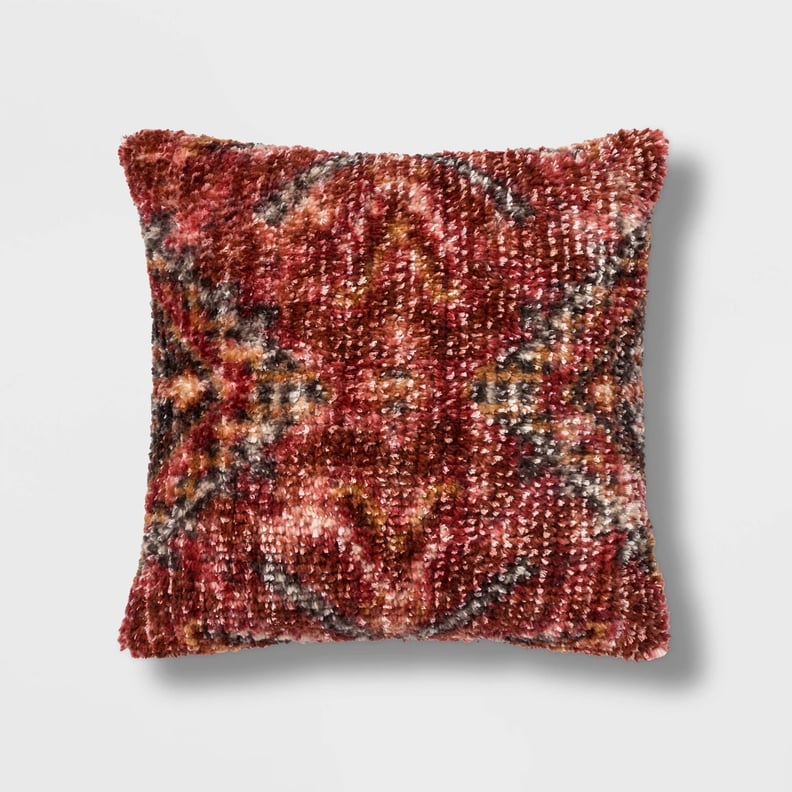 Wool/Viscose Vintage Square Pillow