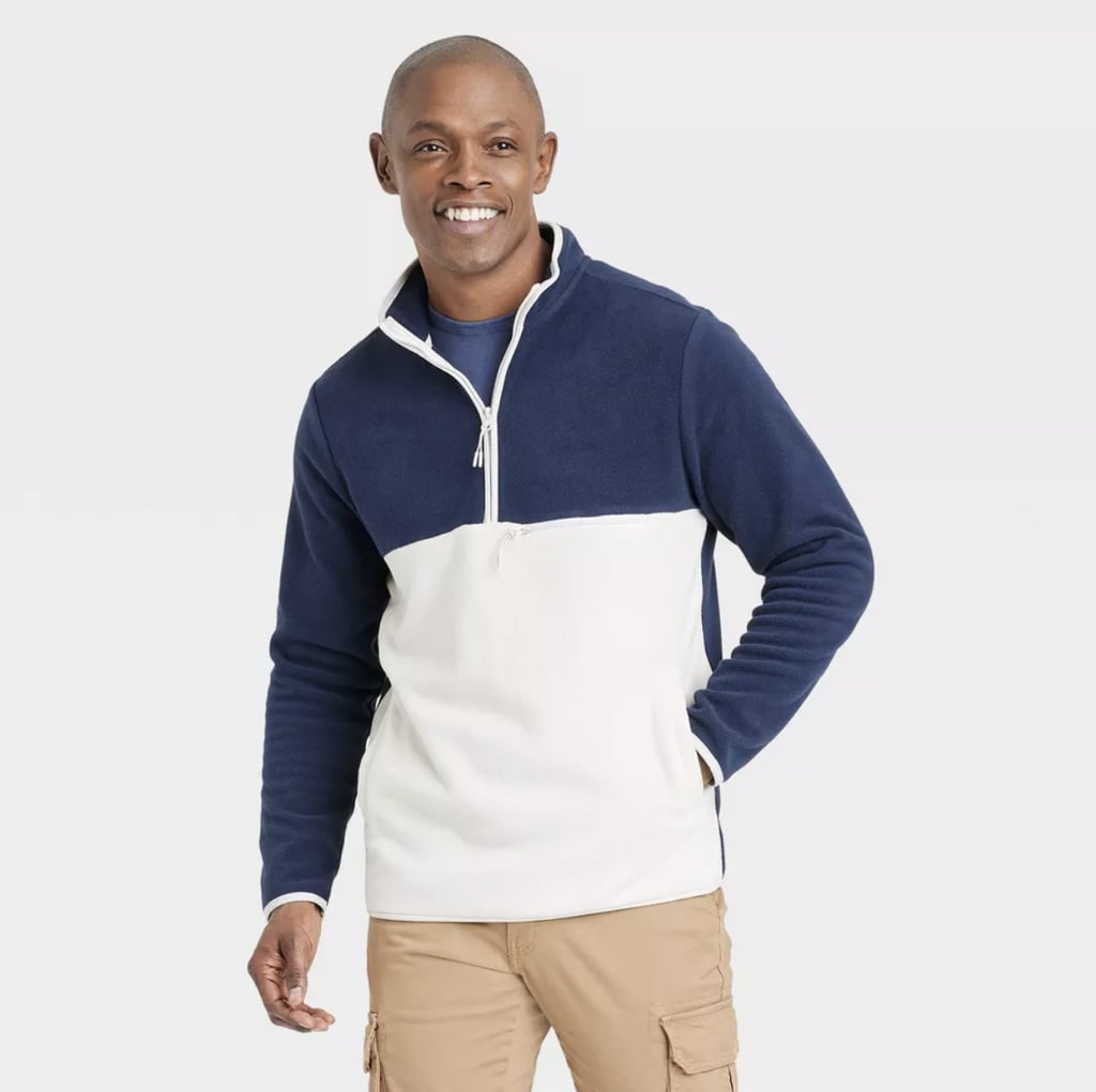 Best Cyber Monday Men's Apparel Deals at Target: Goodfellow & Co High-Neck 1/2 Zip Sweatshirt