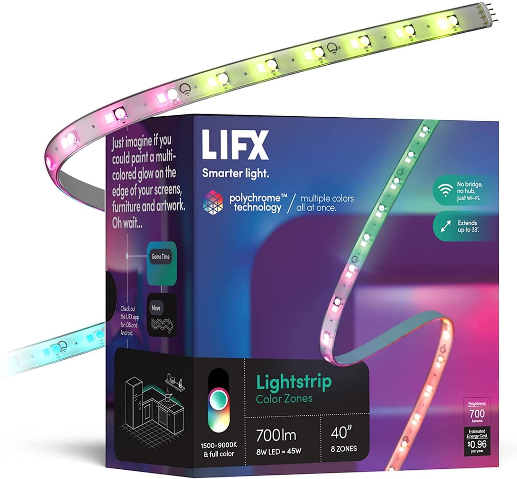 LIFX Lightstrip, 3.3' Starter Kit, Wi-Fi Smart LED Light Strip