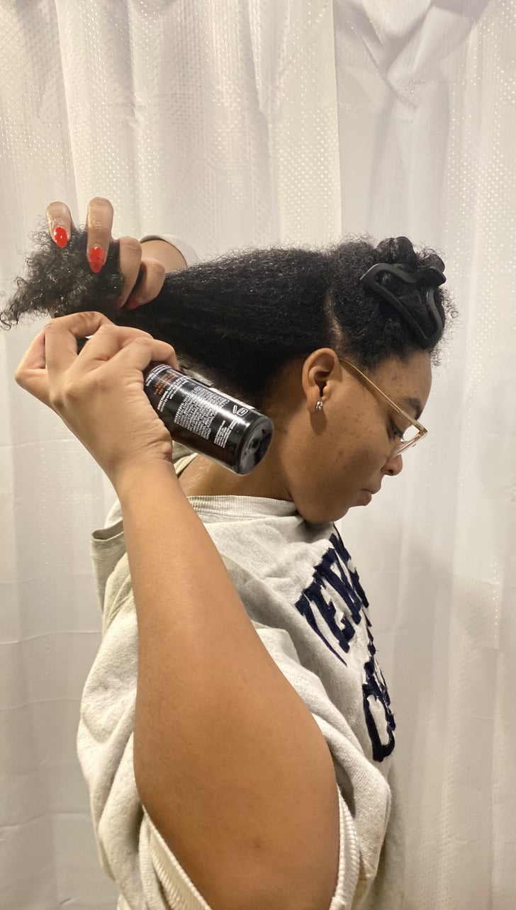 Step 1 Spray Heat Protectant Revlon OneStep Flat Brush Hair Dryer