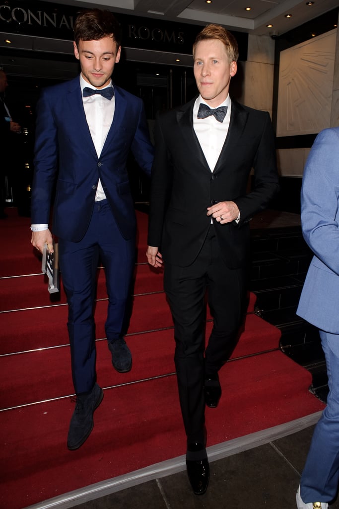 Tom Daley and Dustin Lance Black at LGBT Awards May 2017