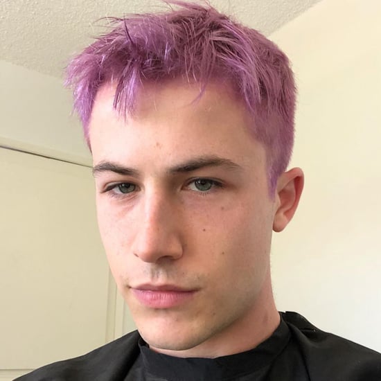 Dylan Minnette Dyed His Hair a Purple-Pink Color