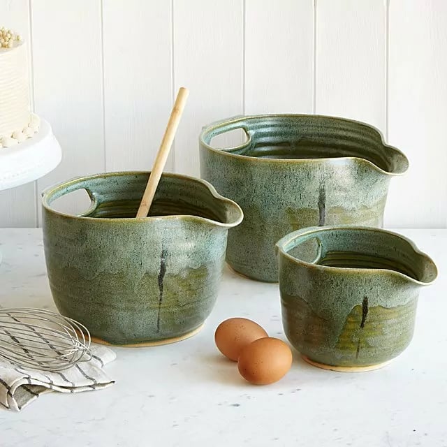 For the Chef: Nesting Stoneware Mixing Bowl Set