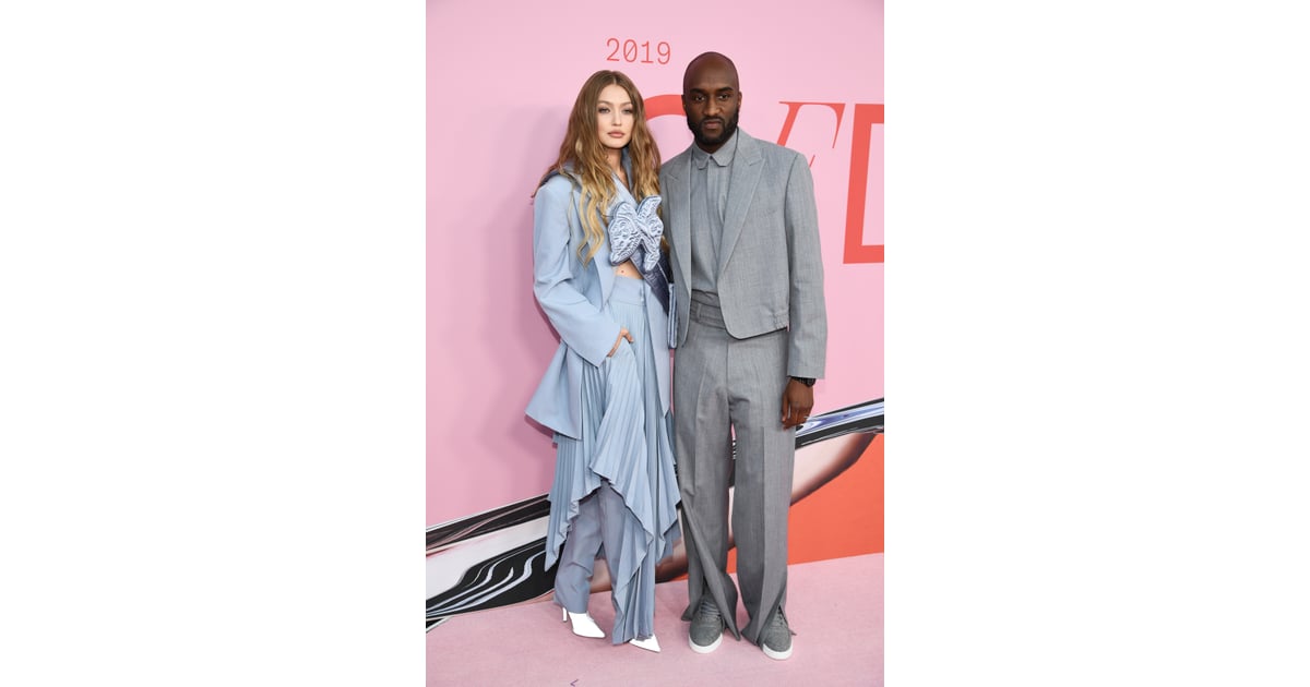 Posing with Louis Vuitton designer Virgil Abloh., The CFDA Awards Red  Carpet Was a Monday Night Fashion Surprise