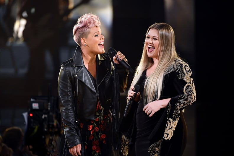 November: She and Kelly Clarkson Touched Hearts With Their Moving Tribute at the AMAs