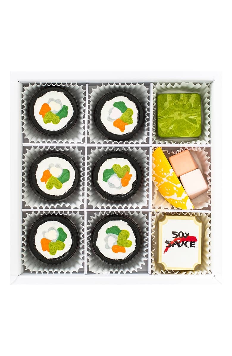 Maggie Louise Confections Sushi 9-Piece Chocolate Set | These ...