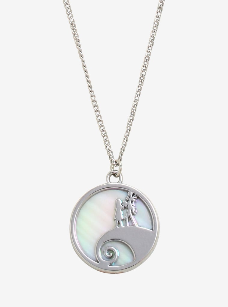 The Nightmare Before Christmas Jack & Sally Charm Necklace