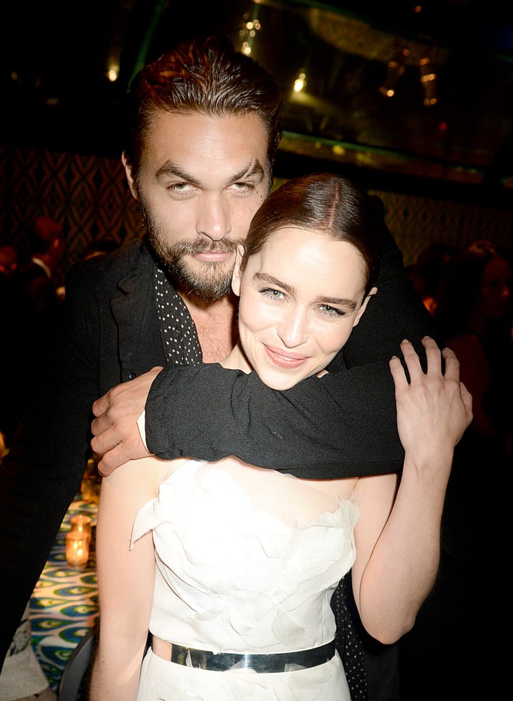 When He Wrapped Emilia Clarke Up Like a Mini Burrito