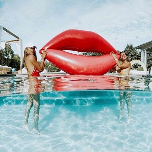 Tambeeze Lips Inflatable Pool Float