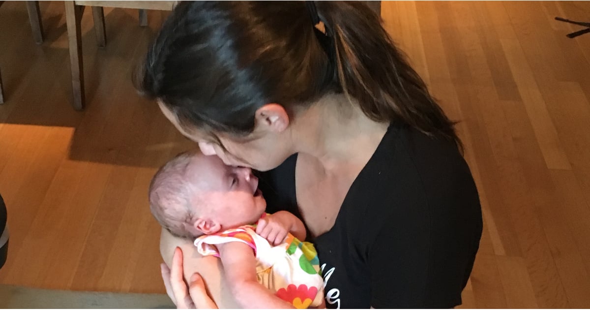 How To Use A Yoga Ball To Get Newborn To Sleep Popsugar Family