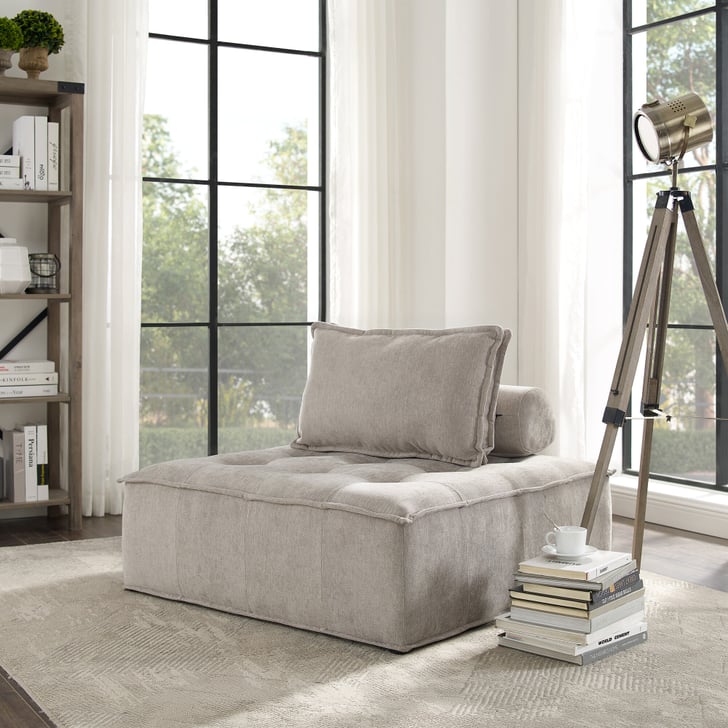 Tufted convertible hot sale chair