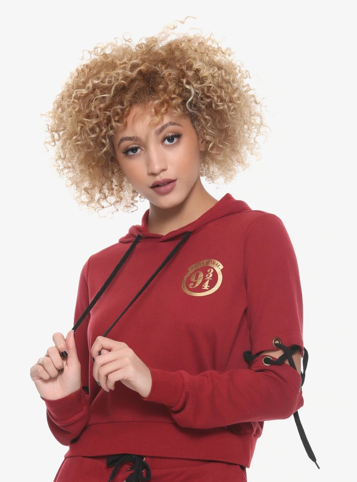 Hogwarts Express Tie Sleeve Girls' Hoodie