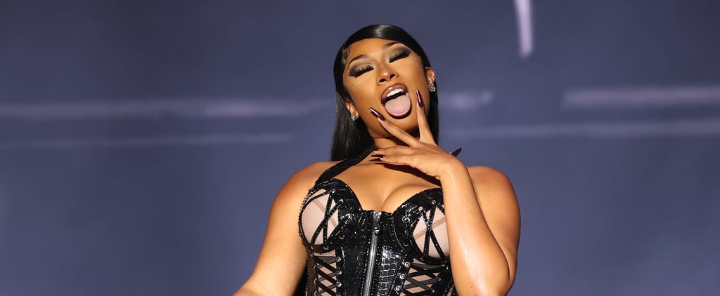 Megan Thee Stallion's Bedazzled Bodysuit in Brazil
