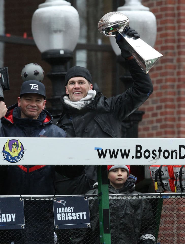 Tom Brady and Son at New England Patriots Parade 2017 | POPSUGAR Celebrity Photo 5