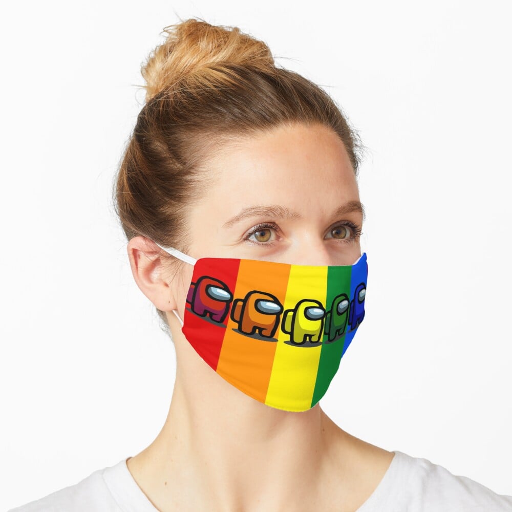 Amoung Us - Gay Pride Mask