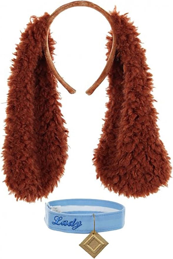 Elope Store Disney Lady & the Tramp Headband & Collar Kit