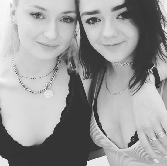 Maisie Williams and Sophie Turner August 7 Instagrams