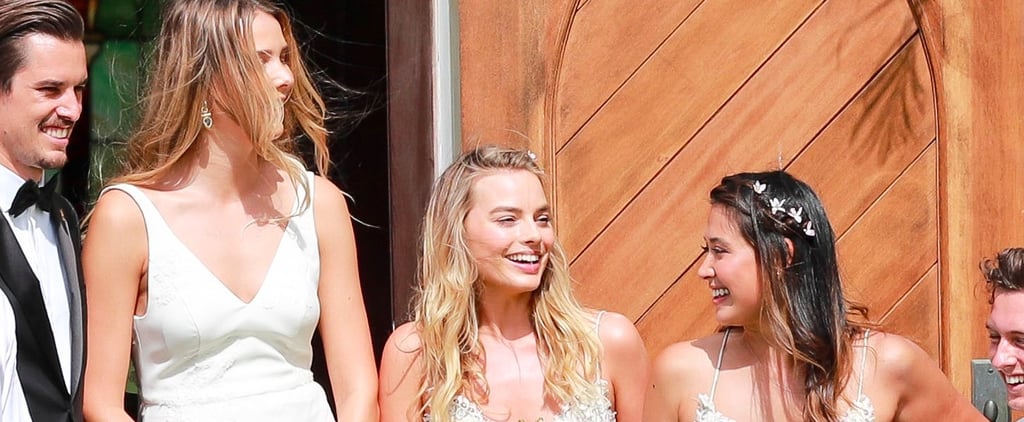 Margot Robbie Being Bridesmaid at Friend's Wedding May 2017