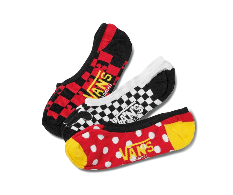 Disney x Vans Mickey Mouse's 90th Canoodle Socks 3 Pack