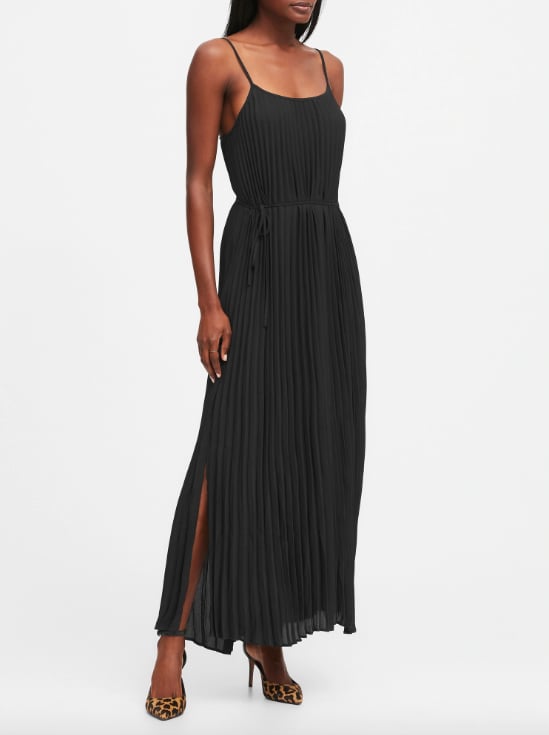 Pleated Maxi Dress