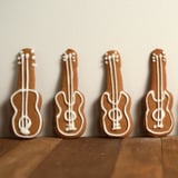 Gingerbread Guitar Cookies