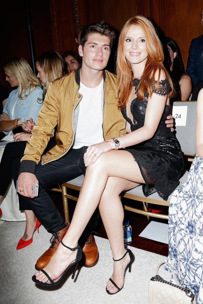 Bella Thorne and Gregg Sulkin PDA at NYFW