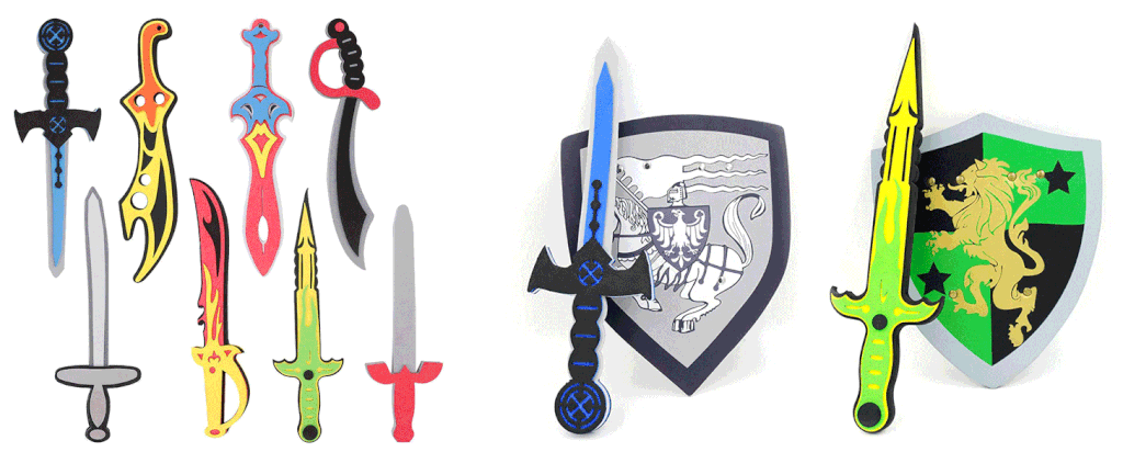 Foam Swords For Kids' Halloween Costumes