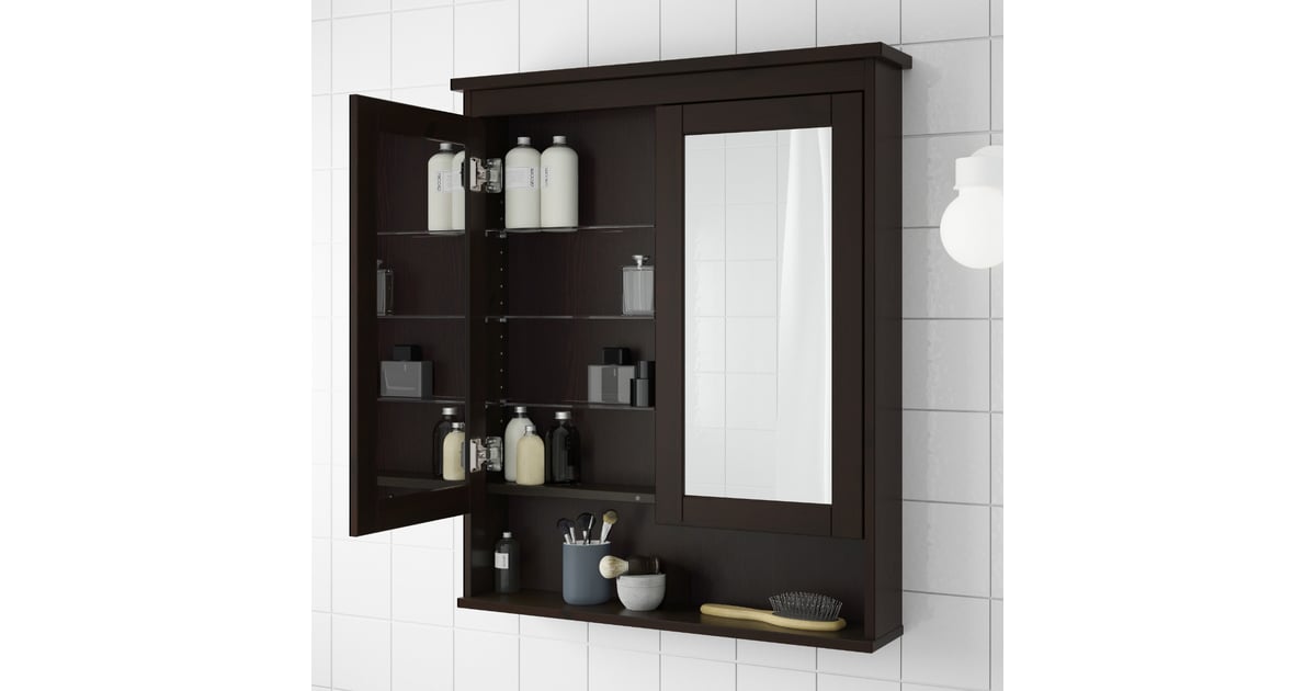 Hemnes Mirror Cabinet With Doors | Best HEMNES white, Mirror cabinet with 2