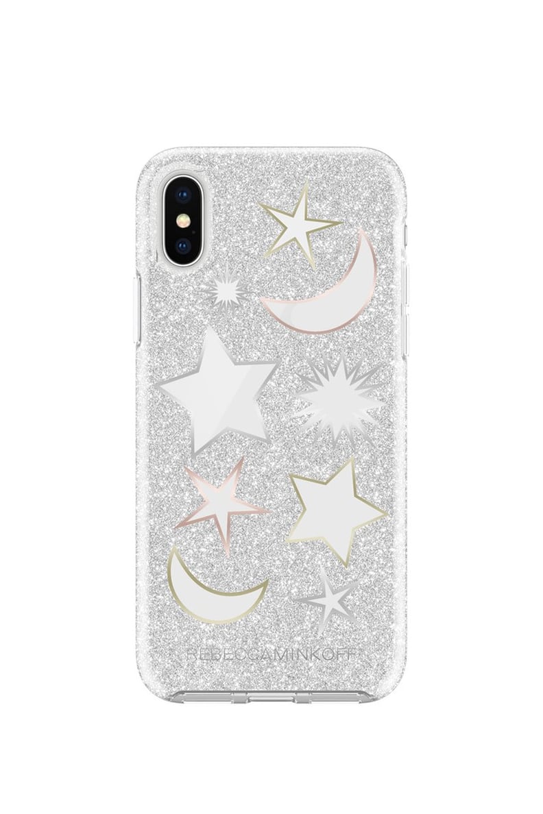 Rebecca Minkoff Glitter Galaxy Silver Glitter Case