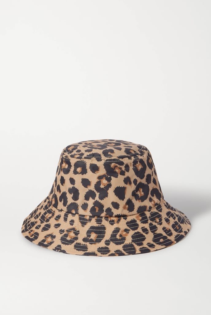 Loeffler Randall Leopard Print Bucket Hat
