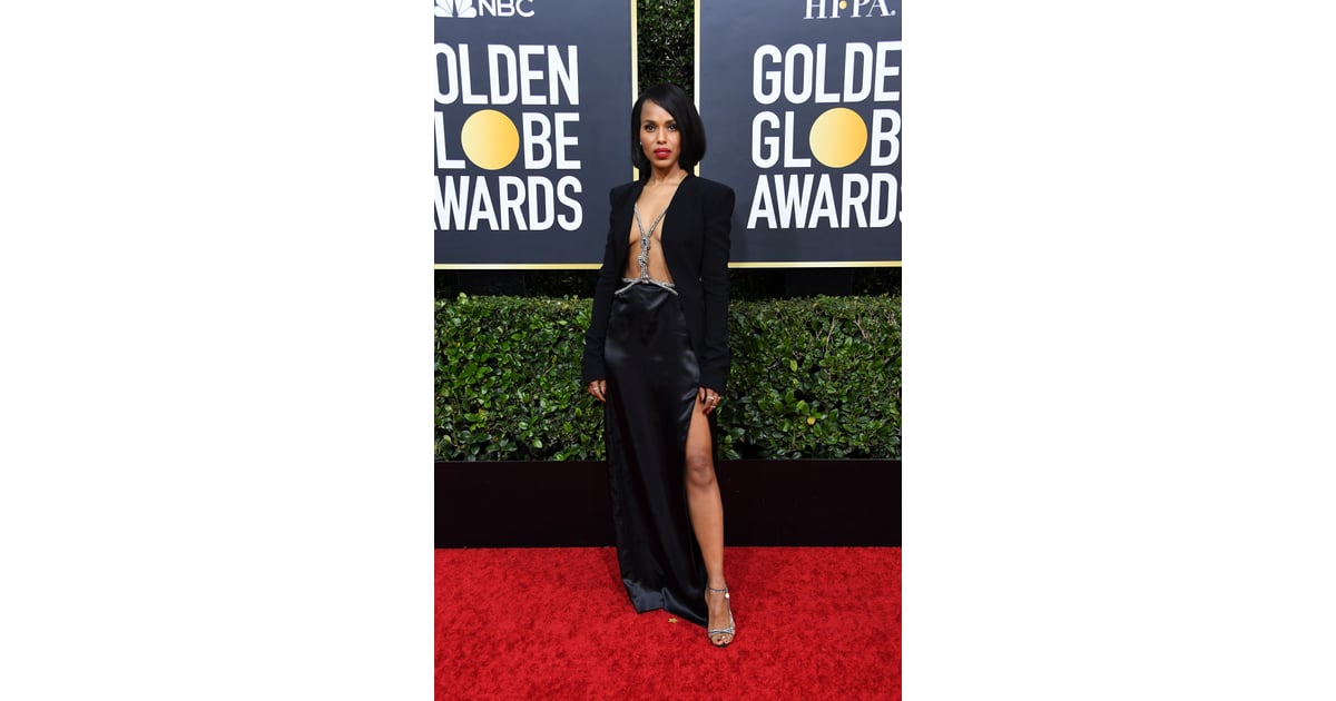 Kerry Washington's Golden Globes Dress 2020 POPSUGAR Fashion(01)
