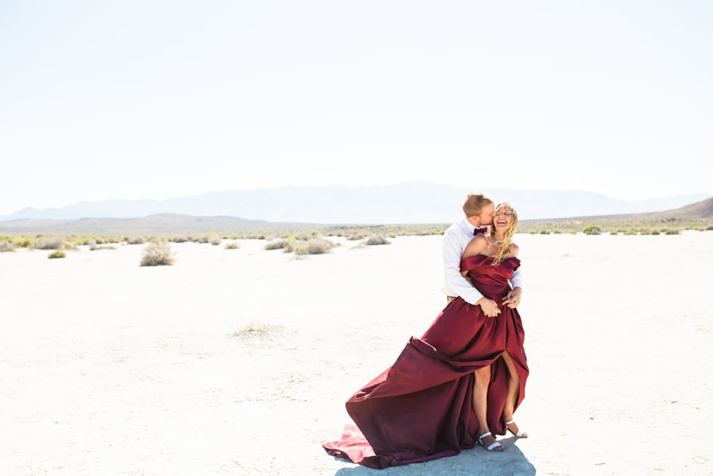 Sexy Desert Engagement Photo Shoot