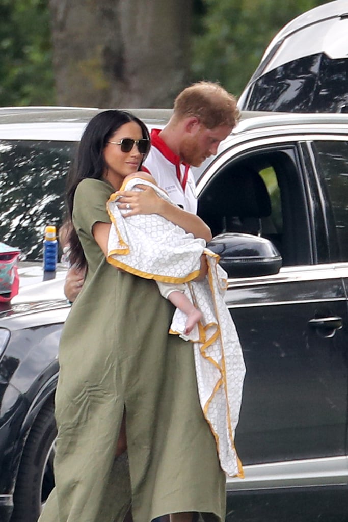 Meghan Markle, Prince Harry, and Baby Archie Polo Match 2019