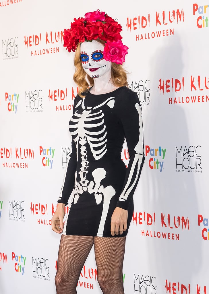 Heather Graham as a Skeleton