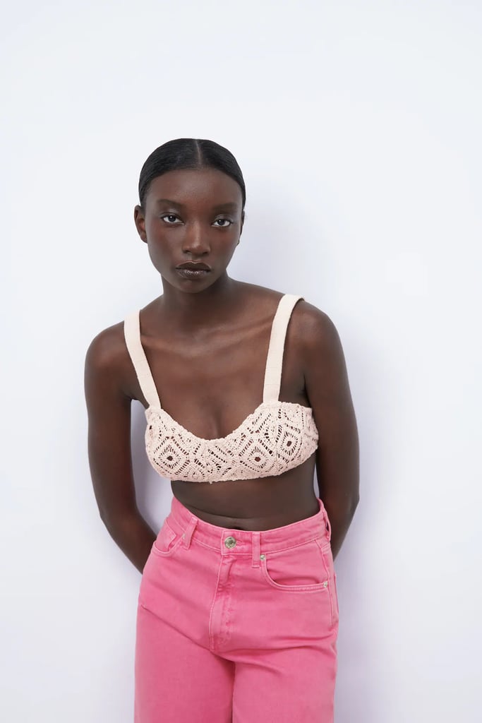 Zara Crochet Crop Top