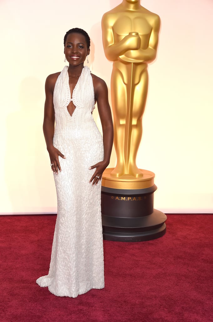 Lupita Nyong'o at the 2015 Academy Awards