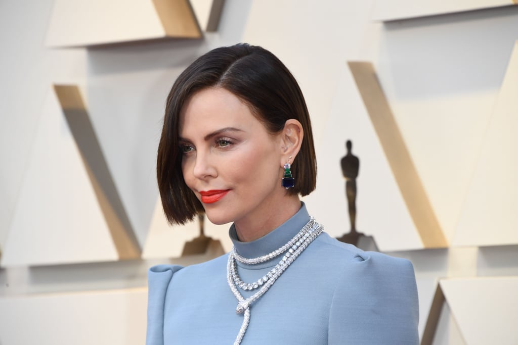 Charlize Therons Brown Hair At The 2019 Oscars Popsugar Beauty Uk Photo 6 