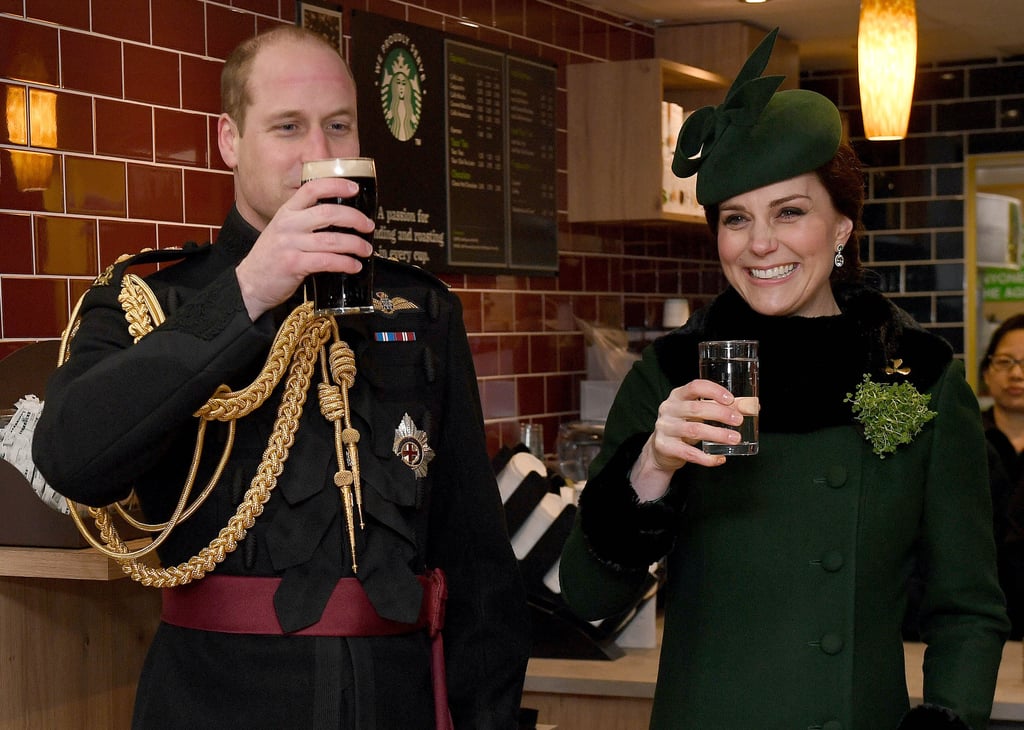 March: Kate enjoyed the St. Patrick's Day Parade with William.