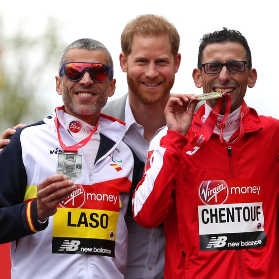 Prince Harry at the London Marathon Pictures April 2019