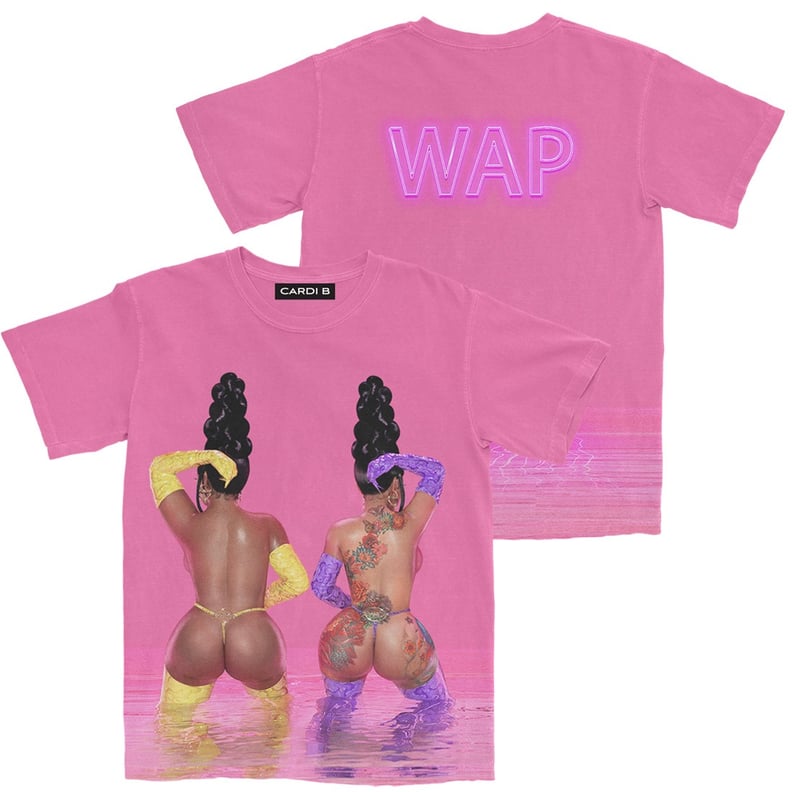 Cardi B (Water Art) T-Shirt (Pink)