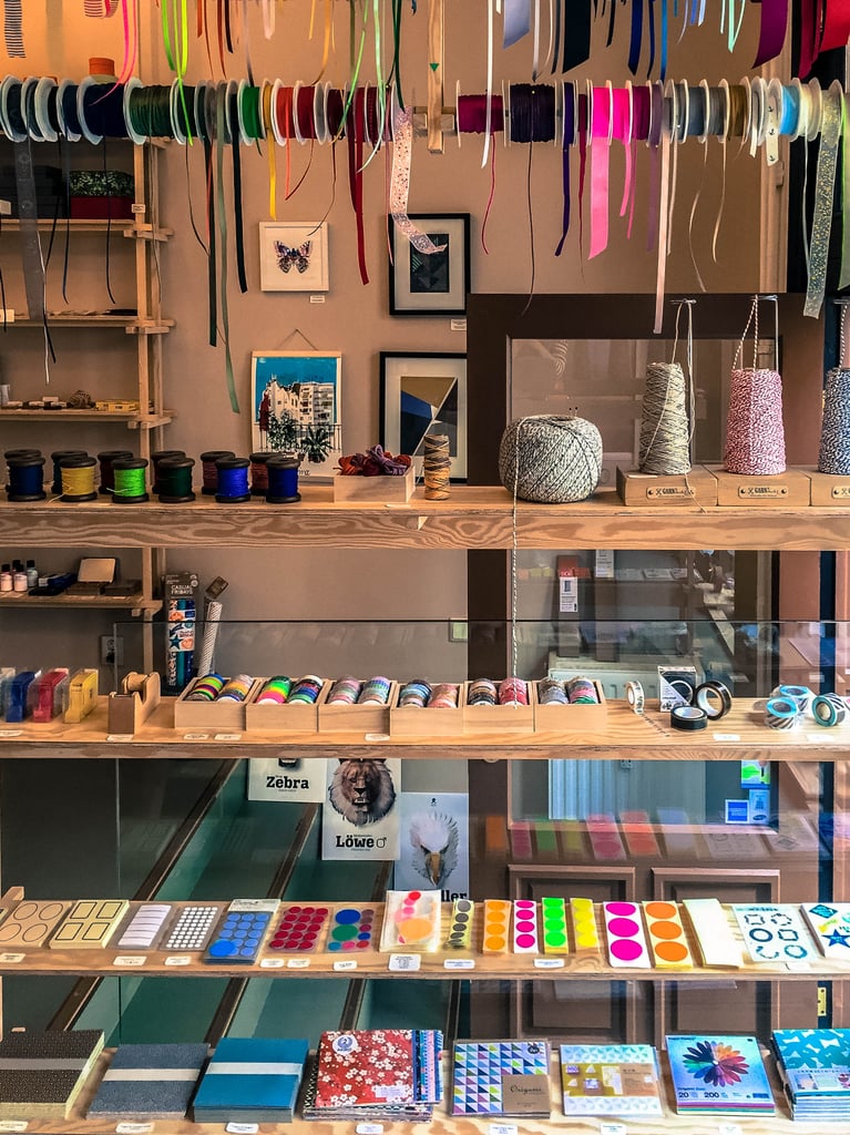 Because of its design-centric focus, this city is also home to incredible local shops teeming with creative goods. If you're on the hunt for whimsical finds, be sure to check out R.S.V.P. Papier (pictured above), Hay Berlin, and Modulor.