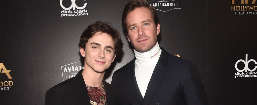 Timothée Chalamet and Armie Hammer at Hollywood Film Awards