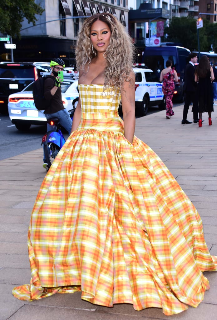 Laverne Cox Wore a Plaid Gown to New York City Ballet Gala
